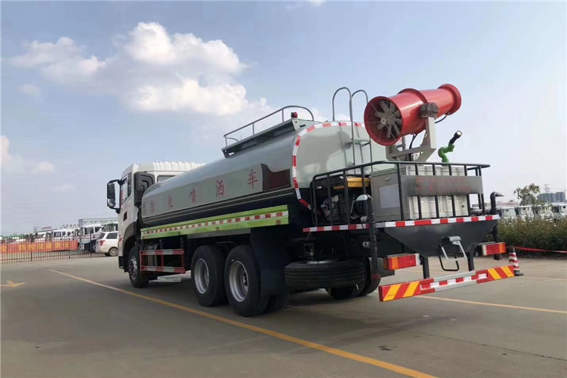 東風(fēng)天龍后八輪20噸噴霧車，國六綠化噴灑車