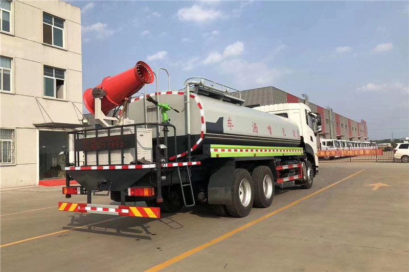東風(fēng)天龍后八輪20噸噴霧車，國六綠化噴灑車