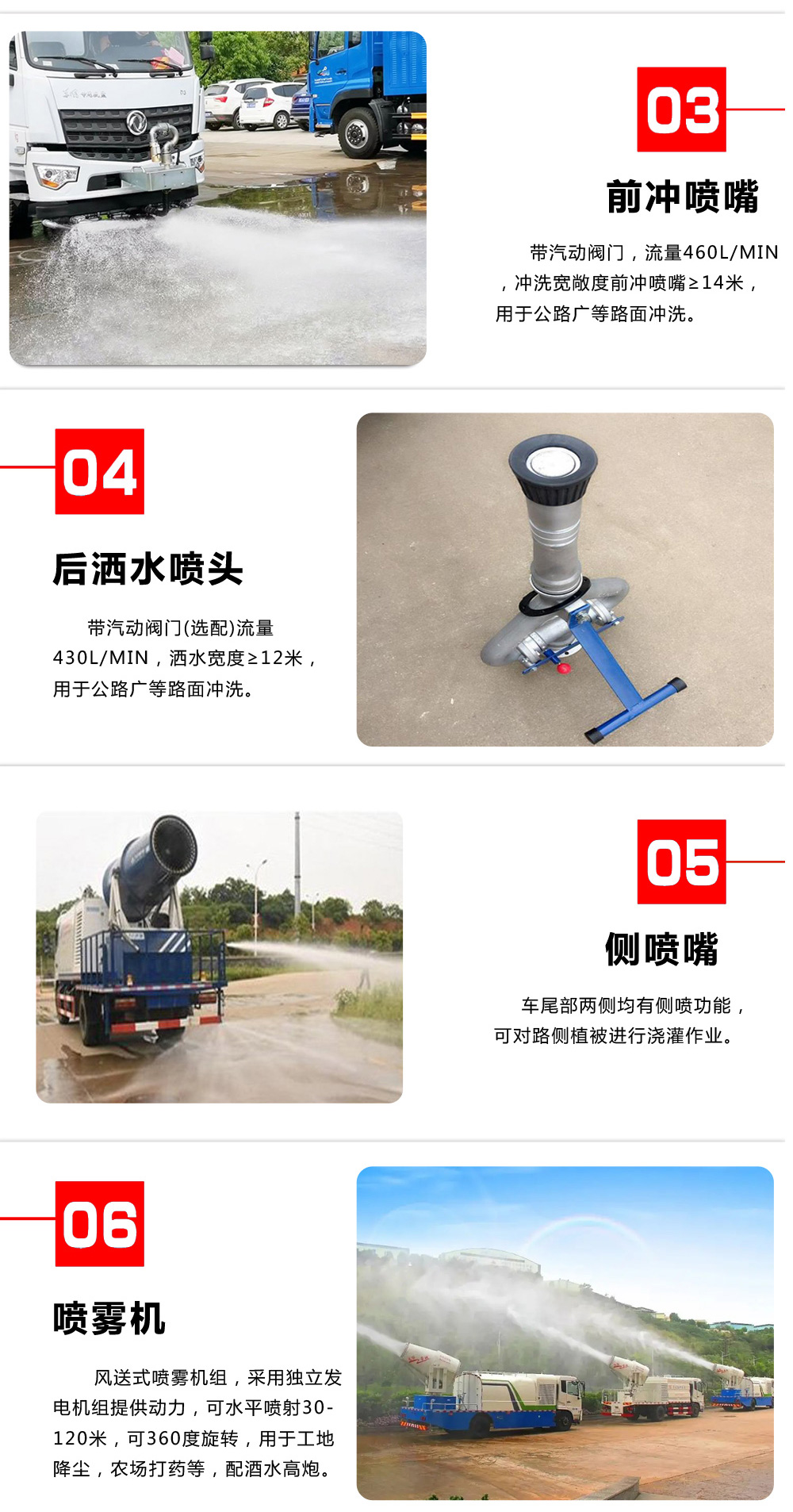 國六5方東風(fēng)D6 霧炮車30米